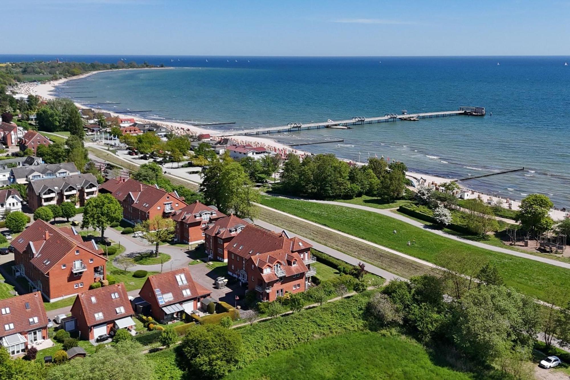 Ferienwohnung Dünenrose mit Balkon im Kaiserhof 1 Kellenhusen Exterior foto